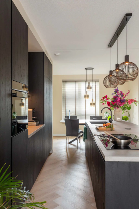 Keuken met kookeiland in Elshout | Keukenhoff Tankens