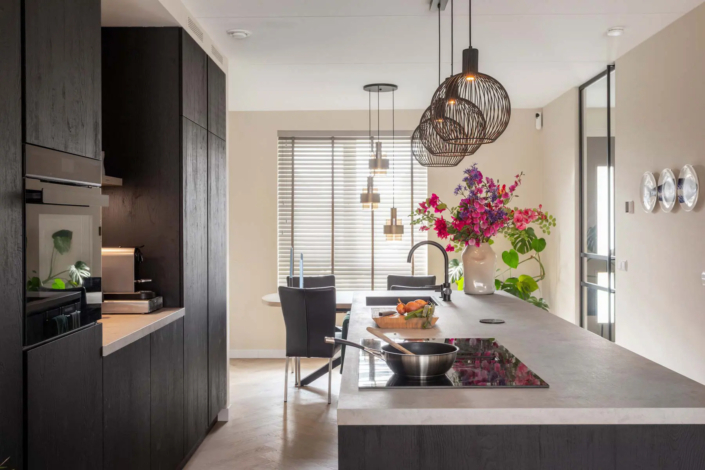 Keuken met kookeiland in Elshout | Keukenhoff Tankens