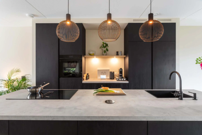 Keuken met kookeiland in Elshout | Keukenhoff Tankens